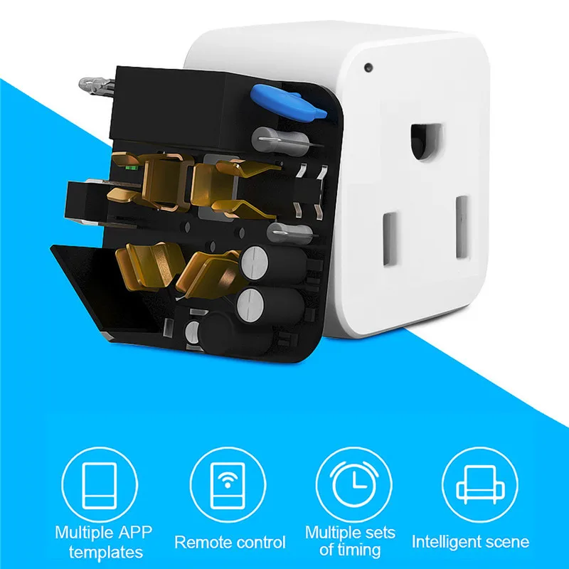 Kinco AC 110-240 В Wi-Fi таймер США Plug Переключатель время план мобильный телефон