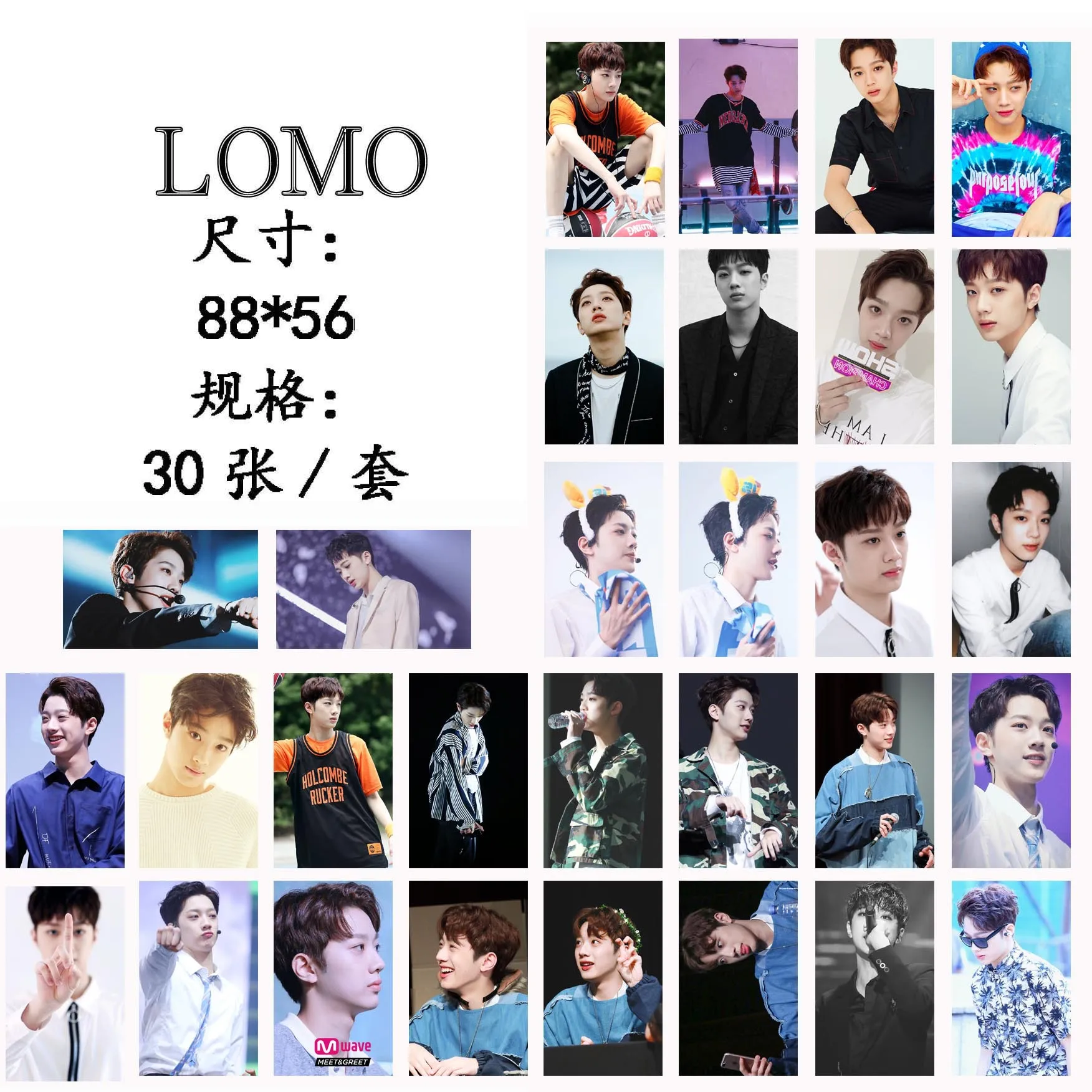 [MYKPOP] новая модная Фотокарточка с фотографией на бумажной основе|photocard|shion |