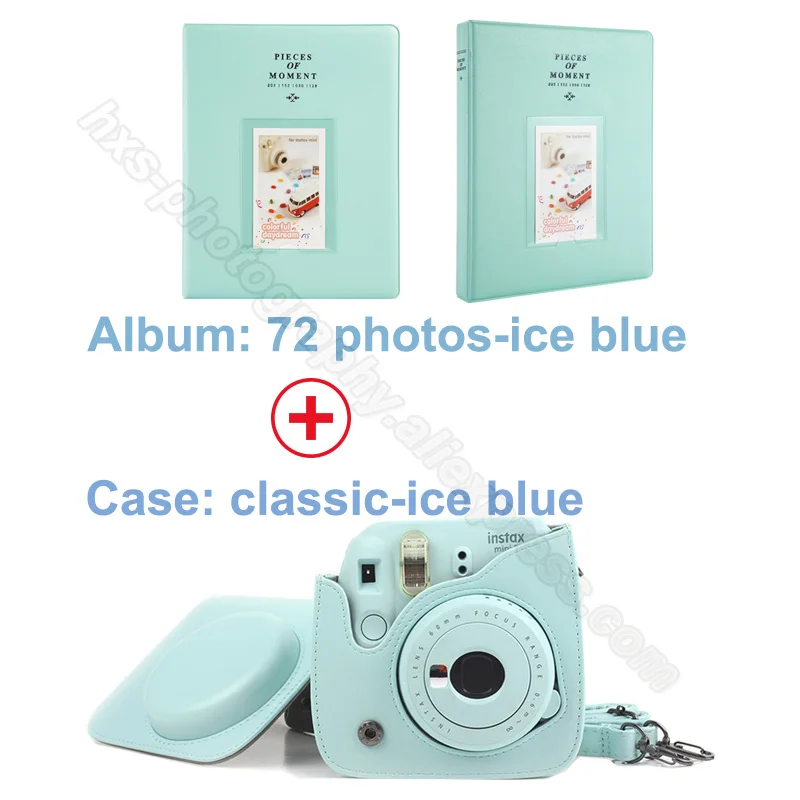 Тот же дизайн альбом и pu кожаный чехол в паре для Fujifilm Instax Mini 9 8 камера, Fujifilm Instax Mini фильмы