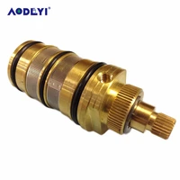 aodeyi thermostatic valve spool copper faucet cartridge bath mixer tap shower mixing valve adjust the mixing water temperature