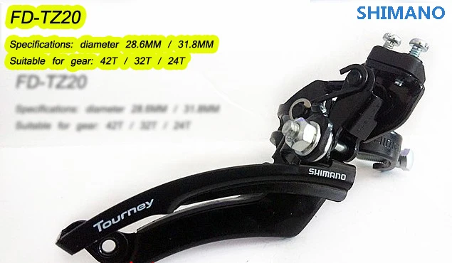 SHIMANO горная велосипедная передача FD TZ20/Горный передний скоростной циферблат 6 7 8