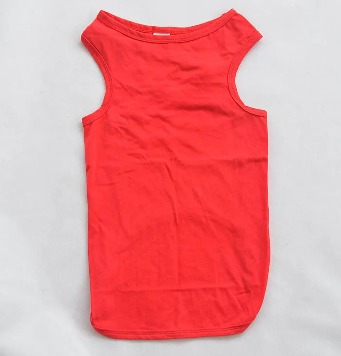 1 шт. весенний летний топ для больших собак модная Однотонная футболка одежда