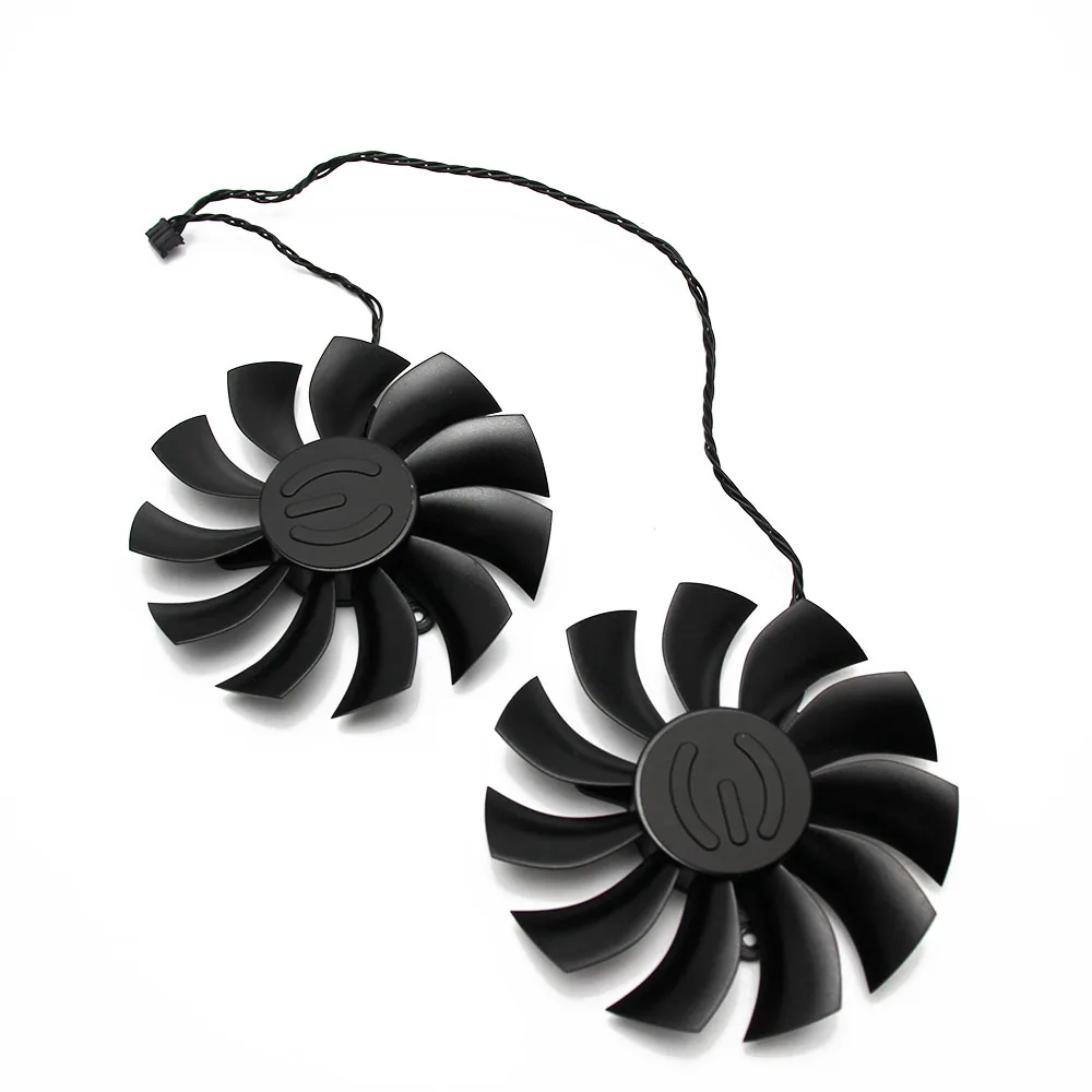 2 шт./лот PLA09215B12H 4Pin 12V 0.55A для EVGA GTX1060 1070 1080 Ti Fan GTX1070 GTX1080Ti fanVGA Вентилятор охлаждения