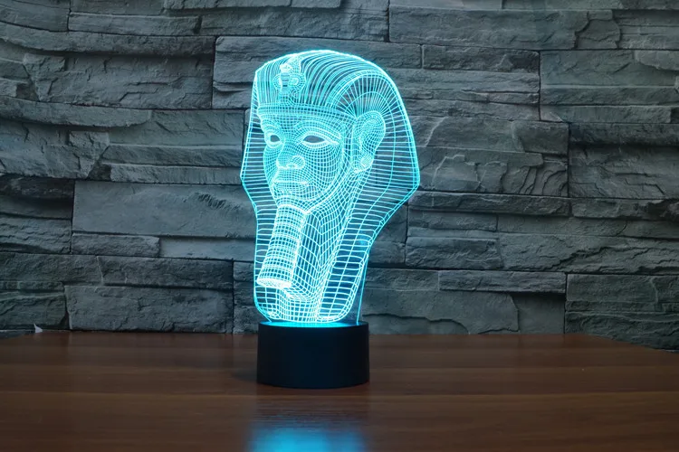 Бесплатная доставка RC игрушки 3D Египет Сфинкс Фараон BulbNight огни сенсорный пульт
