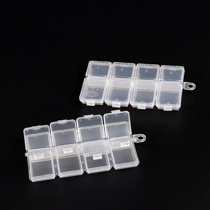 1 шт. коробка для рыболовных инструментов прозрачная пластиковая емкость