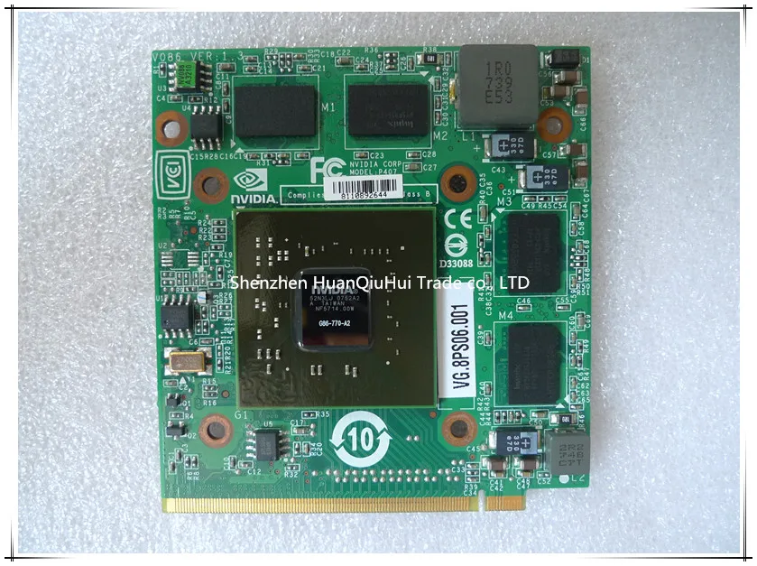Видеокарта nVidia GeForce 8600M GS G86-770-A2 для ноутбуков Acer Aspire 4520G 5520G 5920G 7720G 6930G 5720G |