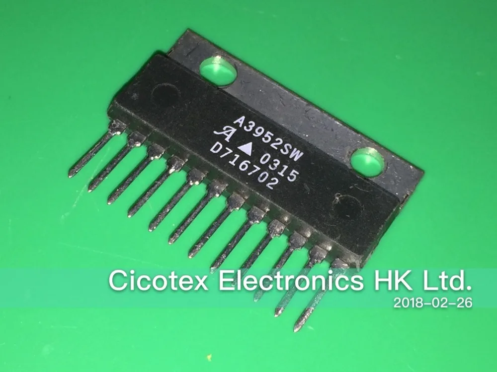 

10pcs/lot A3952SW ZIP12 3952 FULL-BRIDGE PWM MOTOR DRIVER