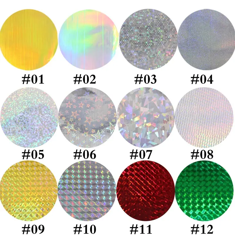 YiZhiXiu 1 Sheet Laser Gold Silver Sticker Tape Stripes Line Multi-size Adhesive Transfer Foils Nail Art Decals Nails DIY Design | Красота и