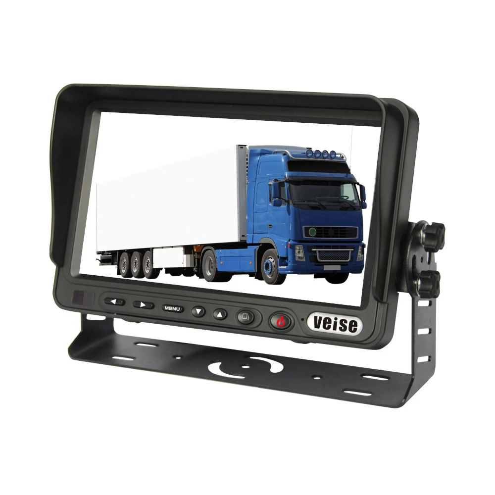 7 дюймовый цифровой экран монитор заднего вида с меню OSD Съемный солнцезащитный