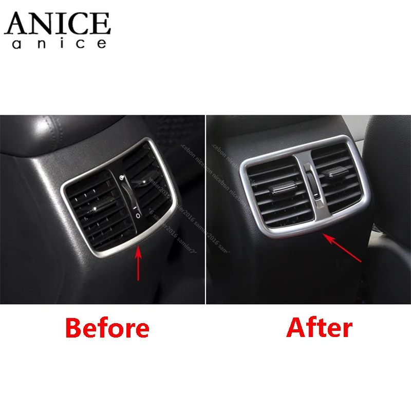 Chrome ABS Armrest Rear Ac Vent Frame Cover Trims For Hyundai Tucson 2015-2018 | Автомобили и мотоциклы