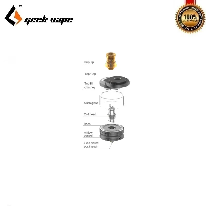 Оригинальный Geekvape Flint 950 mAh комплект Vape ручка MTL Вдыхание пара испаритель 2 мл
