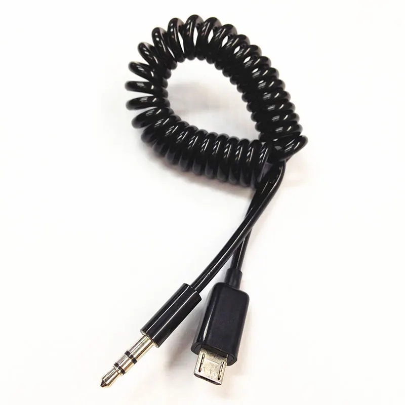 Тянущаяся пружинная линия система Android мобильный телефон аудио кабель USB AM DC3.5 3