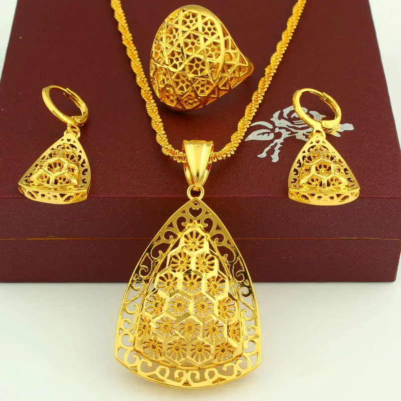 Женский комплект ювелирных украшений Adixyn кулон/ожерелье/серьги/кольцо