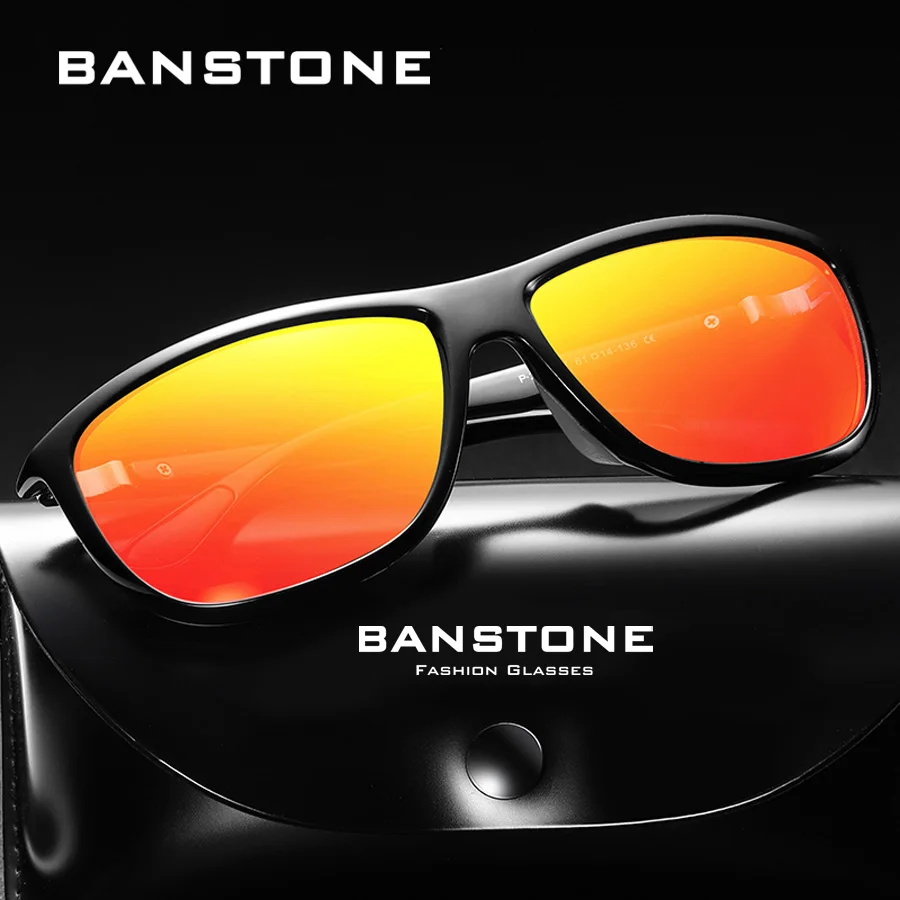 Очки солнцезащитные BANSTONE поляризационные для мужчин и женщин стильные солнечные