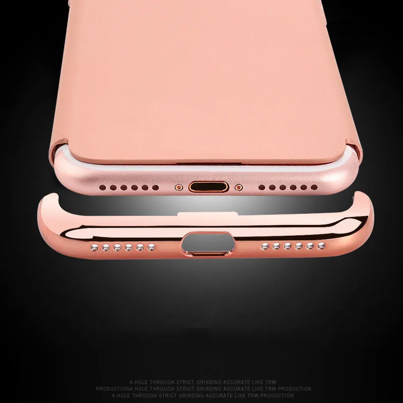 360 покрытие матовое покрытие чехол для Apple iPhone 5 5S SE 6S 7 8 Plus телефон Корпус чехол на 5S 6 7 8 плюс тонкий Чехол бампер Чехол