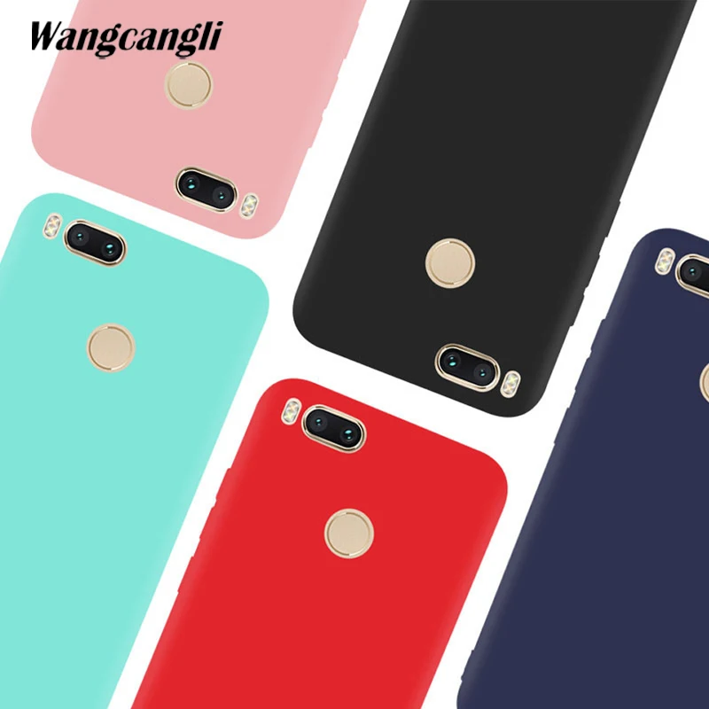 Wangcangli простой чехол для телефона xiaomi mi A1 высококачественный силиконовый