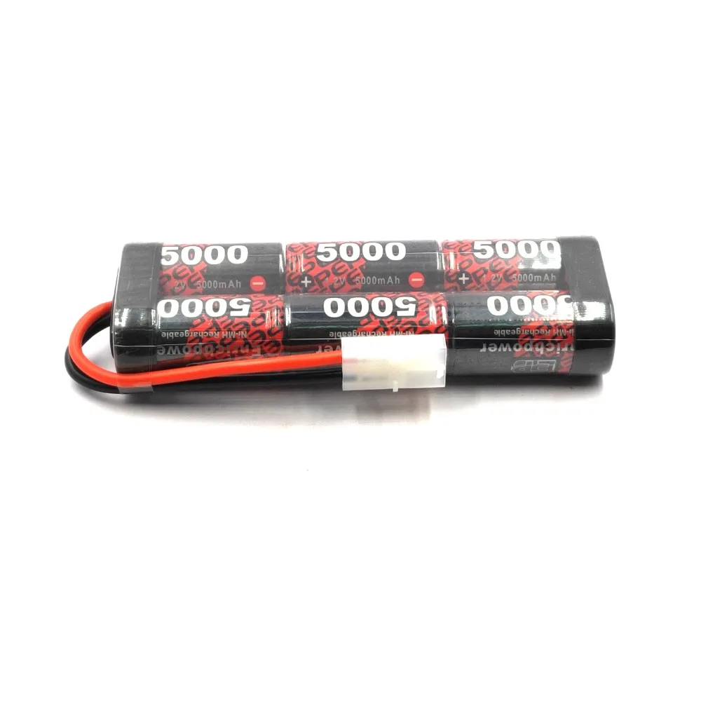 7,2 V 3000mAh 5000mAh 10C перезаряжаемый Ni-MH аккумулятор высокой мощности для RC автомобиля лодки грузовика Tamiya разъемы 1/16