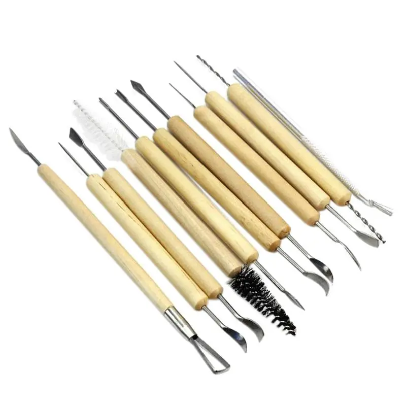 FBIL-11pcs ручные инструменты Формирователи для Fimo скульптуры модели глиняная керамика DIY