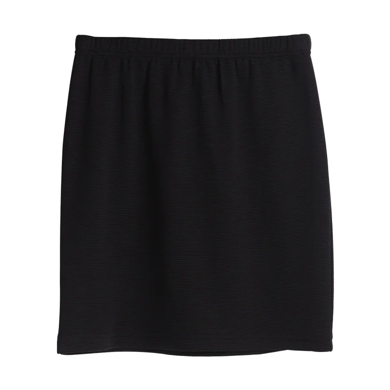 Трикотажная юбка средней длины из 80% шелка и хлопка короткая шелковая Плотная с