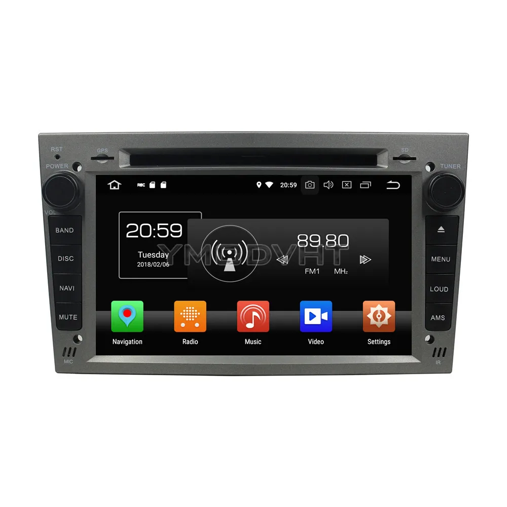 YMODVHT 7 дюймов Android 8 0 Восьмиядерный 4 ГБ Автомобильный DVD GPS для OPEL