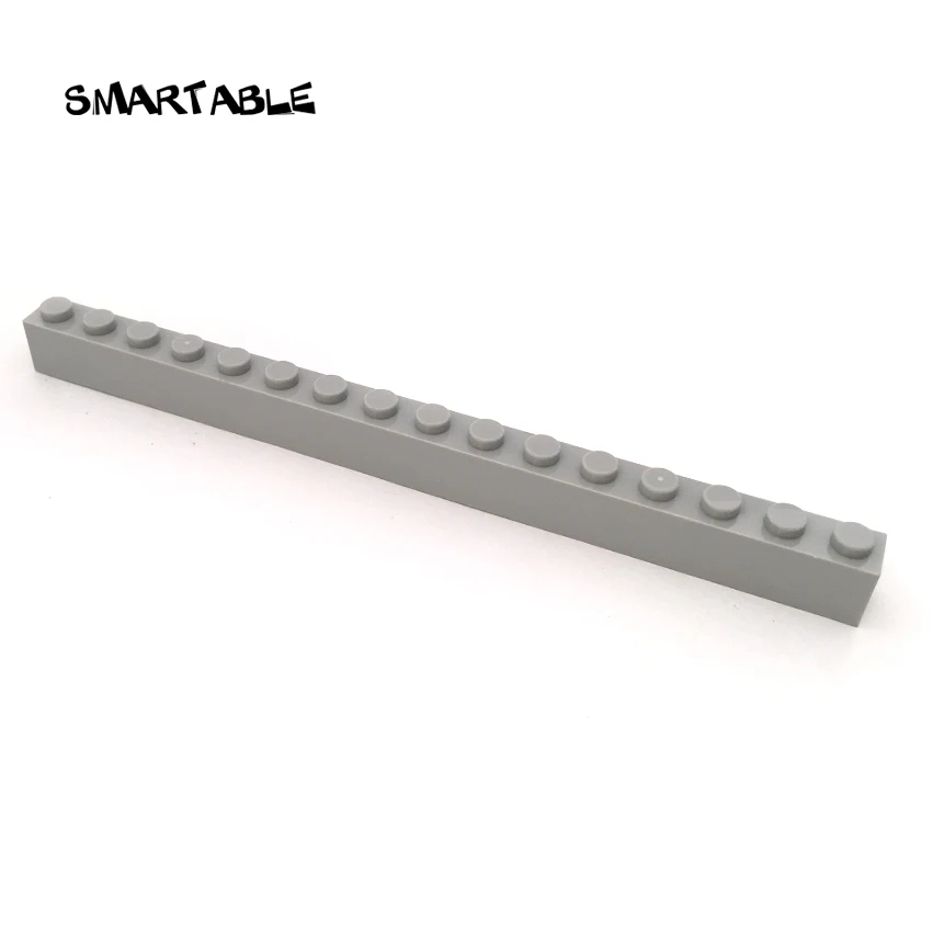 Smartable кирпич 1X16 строительные блоки части DIY игрушки для детей развивающие творческие совместимые основные бренды 2465 MOC игрушки 10 шт./лот