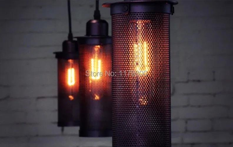 

Retro Industrial Style Ceiling Haninging Lamp Light Metal Shade Edison Bulb Loft Restaurant Bar Coffee Shop Decor
