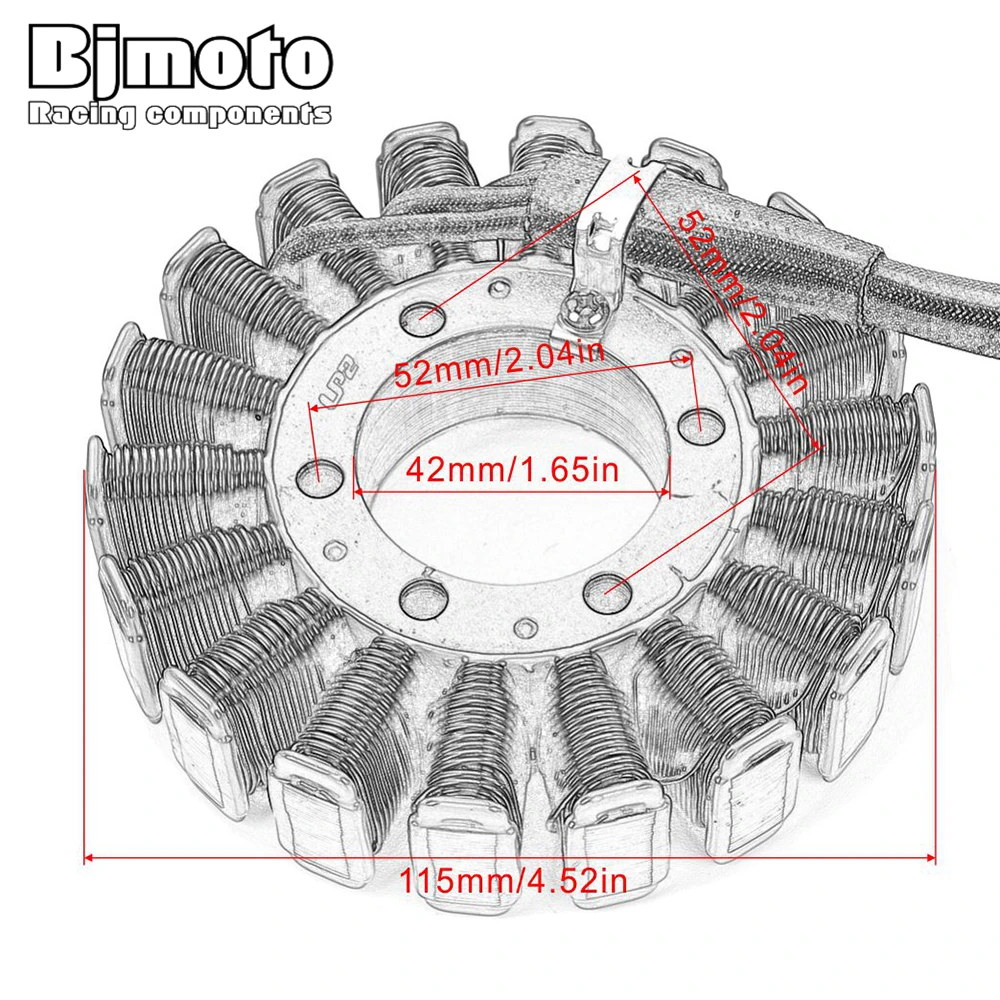 Генератор мотоцикла BJMOTO 31120 MCW D03 статор катушка для Honda VFR800 VFR 800 2002 2009|Зажигание