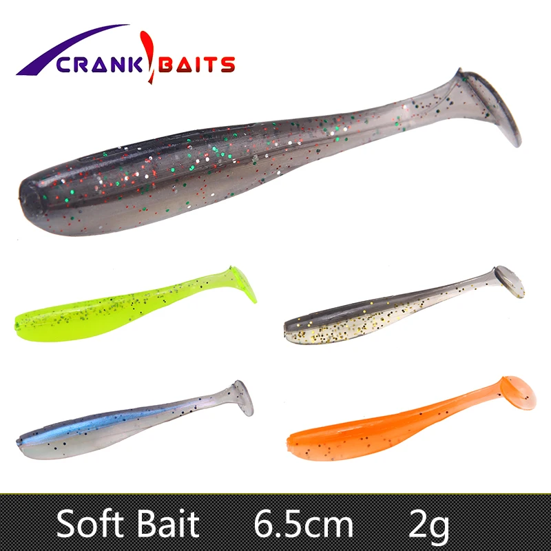 Кривошипные приманки 10 шт. мягкие воблеры искусственные силиконовые для рыбалки