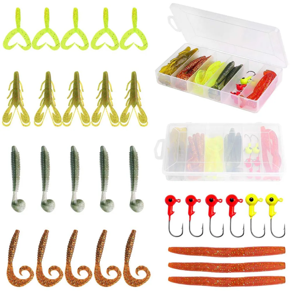 

PLUSINNO Fishing Lures Baits Tackle including Crankbaits, Spinnerbaits, , Topwater Lures, Tackle Box and More Fishing Gear