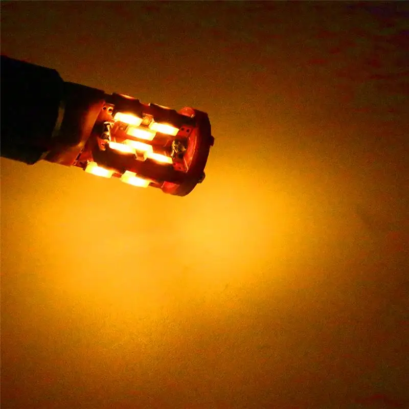 

KEYECU 2x T10 194 168 W5W Yellow 30SMD 4014 LED Light Bulb For Car Replacement Bulb Backup Reverse Side Marker Clearance Light