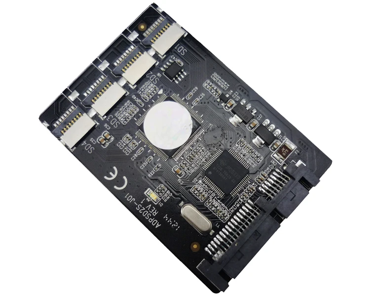 4 порта Micro SD TF карта до 22 Pin SATA адаптер 2 5 ''SATA HDD корпус с RAID 0 мульти конвертер