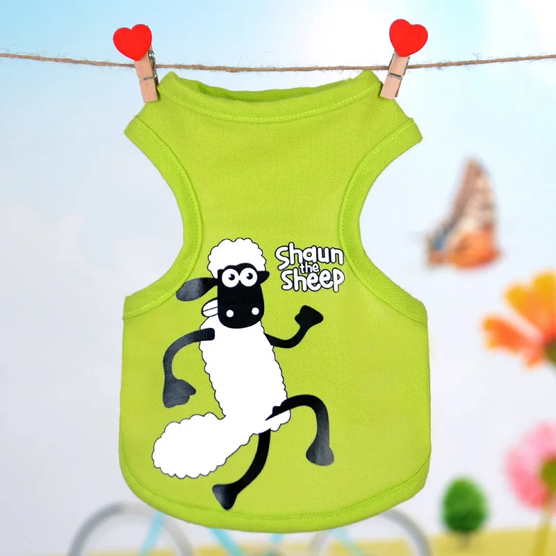 Новый мультфильм зверек милый Pet жилет плюшевый щенок одежда лето маленькая