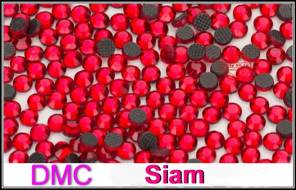 SS6 1 9 2 0 мм 1440 Φ Siam DMC Горячая фиксация плоские стразы DIY утюжок на женской свадебной