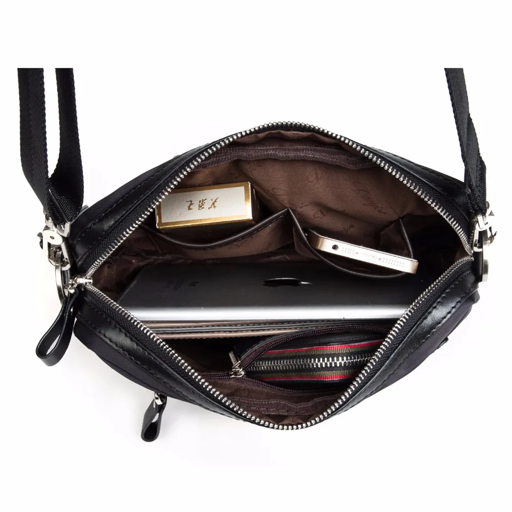 Danjue Новая мода маленький черный Оксфорд браслет кошельки человек молния с