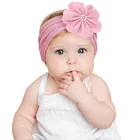 2019 популярный детский Цветочный Эластичный ободок для волос для маленьких девочек повязка на голову для маленьких девочек с бантом цветочный ободок аксессуары головной убор Jly15