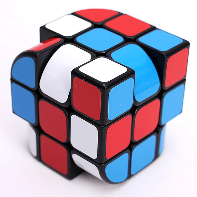 black Три уход за кожей лица игрушки Magic Cube вызов сложная игрушка в подарок - Цвет: black
