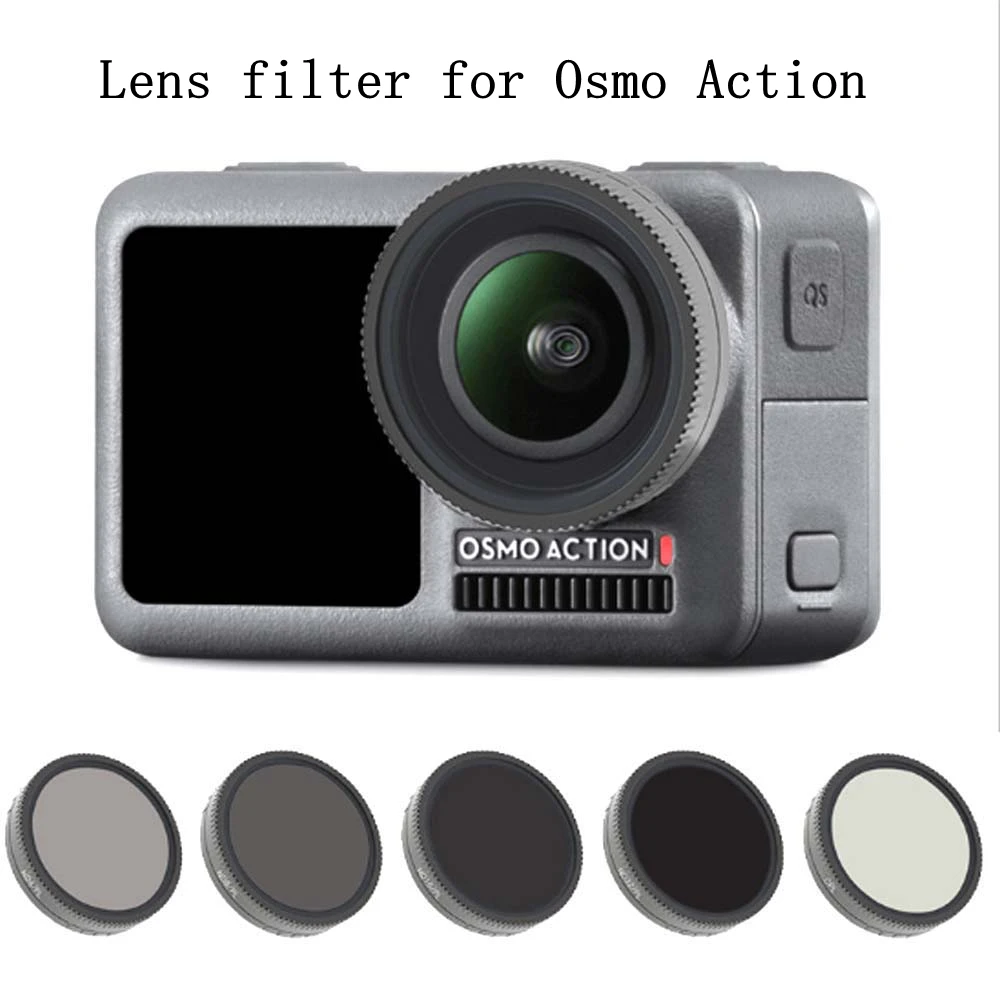 Защитный фильтр для объектива MCUV CPL STAR ND4 ND8 ND16 ND32 пленка DJI Osmo Action Handheld Gimbal Sports Camera