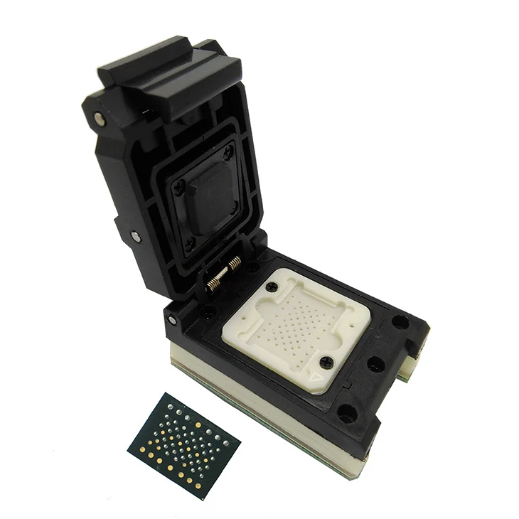 LGA60 к DIP48 Pogo Pin Flash Programmer адаптер IC тестовая розетка горит в гнезде раскладушка