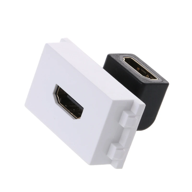

90 HDMI Female to Female Connector with Angle Side HDMI Wall Plate K92C