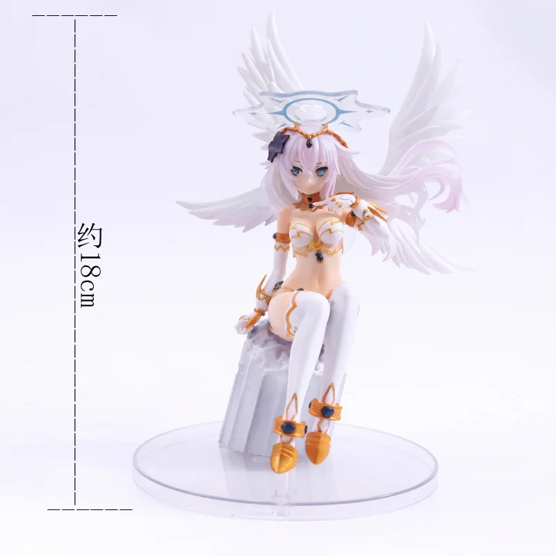 Hyperdimension Neptunia черное сердце Noire белое сердце блан Guardian Goddess действие японское аниме фигурка Коллекционные фигурки - Цвет: no retail box