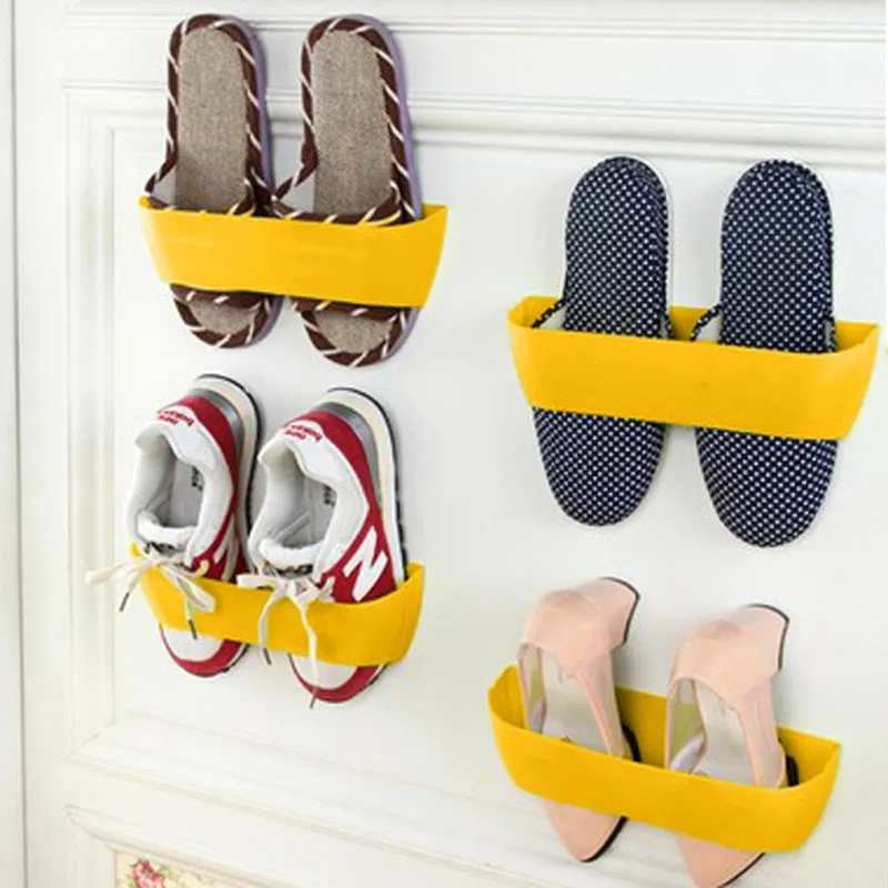 Бесплатная доставка креативная клейкая обувь Подставка для подвешивания на