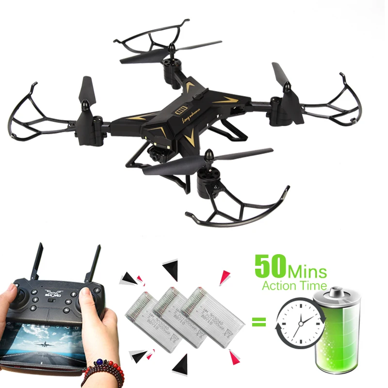 KY601S Вертолет радиоуправляемый Дрон с камерой HD 1080P WIFI FPV Профессиональный