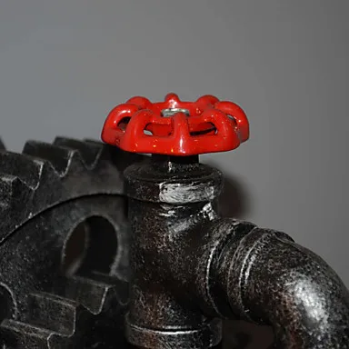 Винтажный настенный светильник Gear Water Pipe промышленный в стиле лофта светодиодный