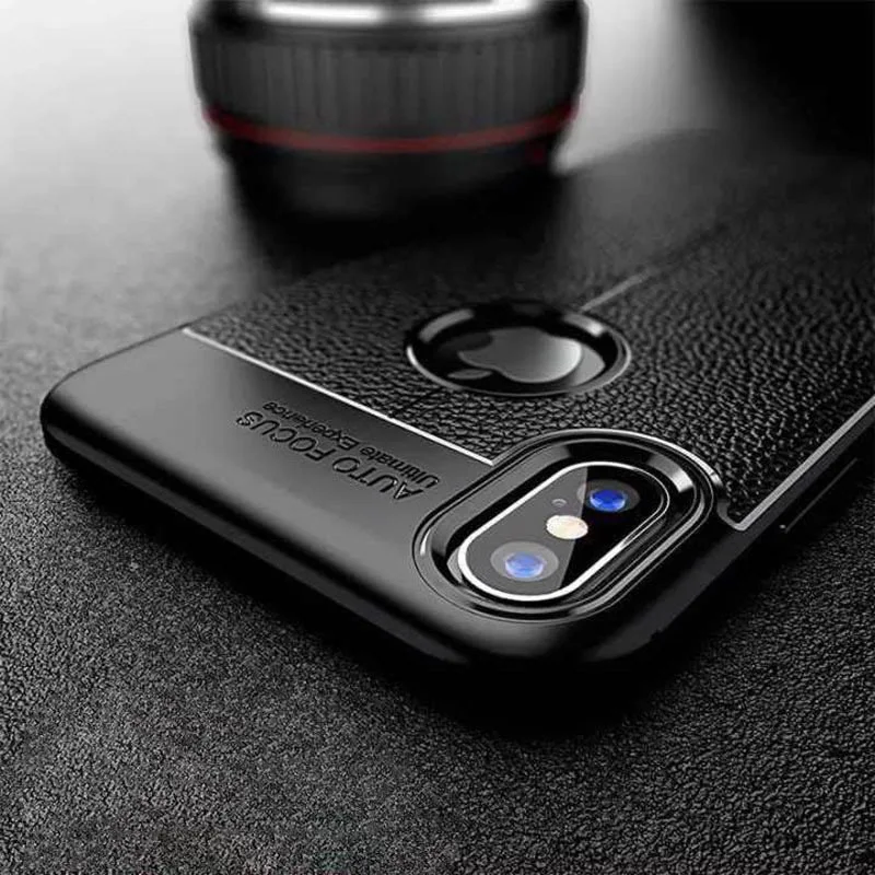 Противоударный матовый чехол для iPhone 6, 7, 8 Plus, 6s, 5, SE, 5S чехол из углеродного волокна, кожаный чехол для iPhone X, XR, XS, Max, iPhone 10, Роскошный чехол