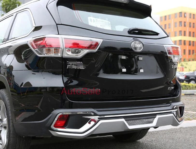 Для Toyota Highlander пластиковая защита переднего и заднего бампера