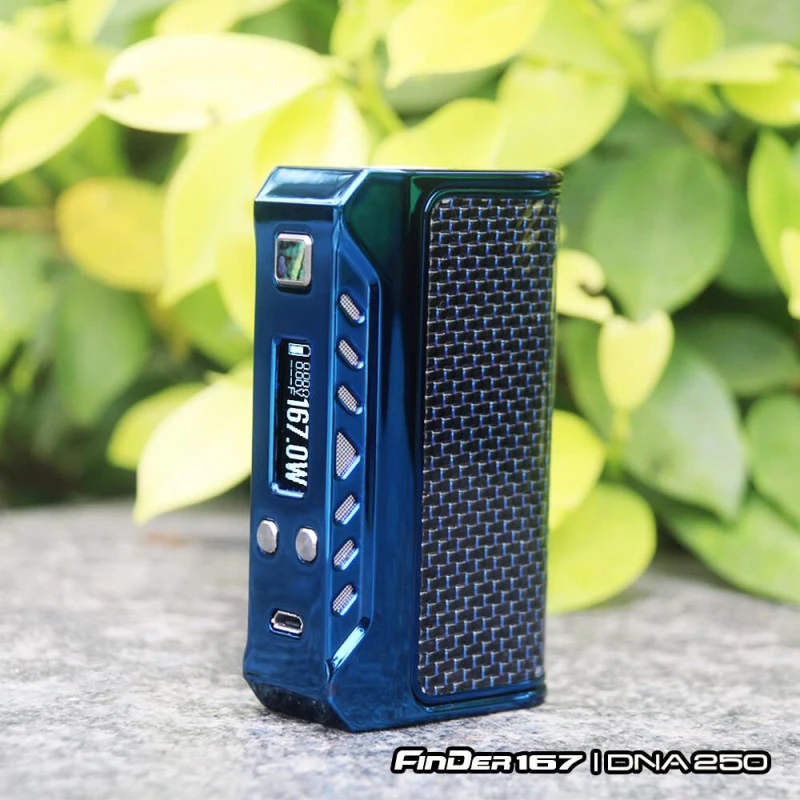 Finder 167 Вт evolv ДНК 250 чип mod наличии 100% оригинал из 4 предметов синяя + углеродное