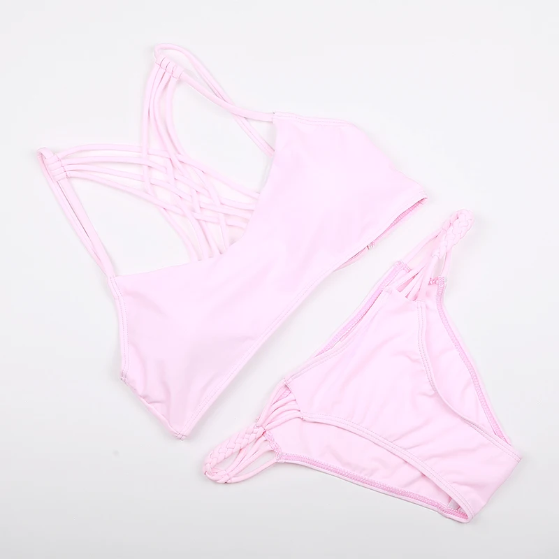 2018 сексуальные купальные трусики женские с низкой талией комплект из 2 предметов