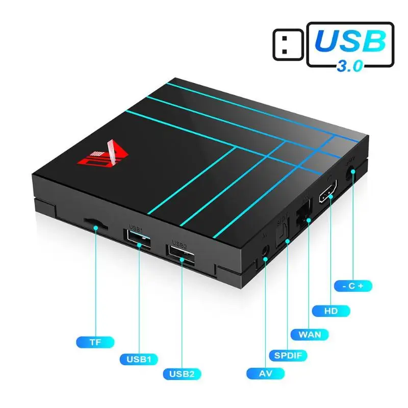 A10 Android 9,0 Smart tv Box RK3318 Четырехъядерный 4G+ 32G 4G+ 64G 4 K 2,4G WiFi телеприставка 1080 P Видео HDR 10 Поддержка Netflix Youtube