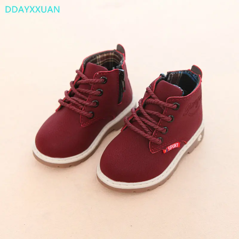 Kids Sports Shoes 2018 New Spring Children Sneakers High-Top Breathable Boys Casual for Girls Martins Boots EU 21~30 | Детская одежда и