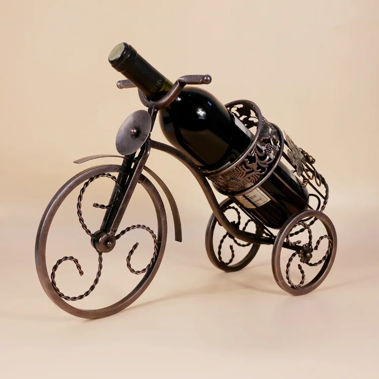 1 шт. Высококачественная винтажная стойка для вина Европейский трехколесный